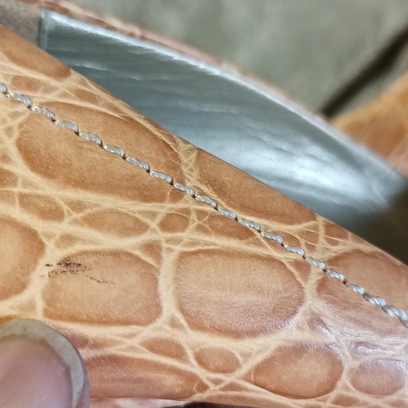 Furla Embossed Italian Leather Heels - Picture 13 of 14